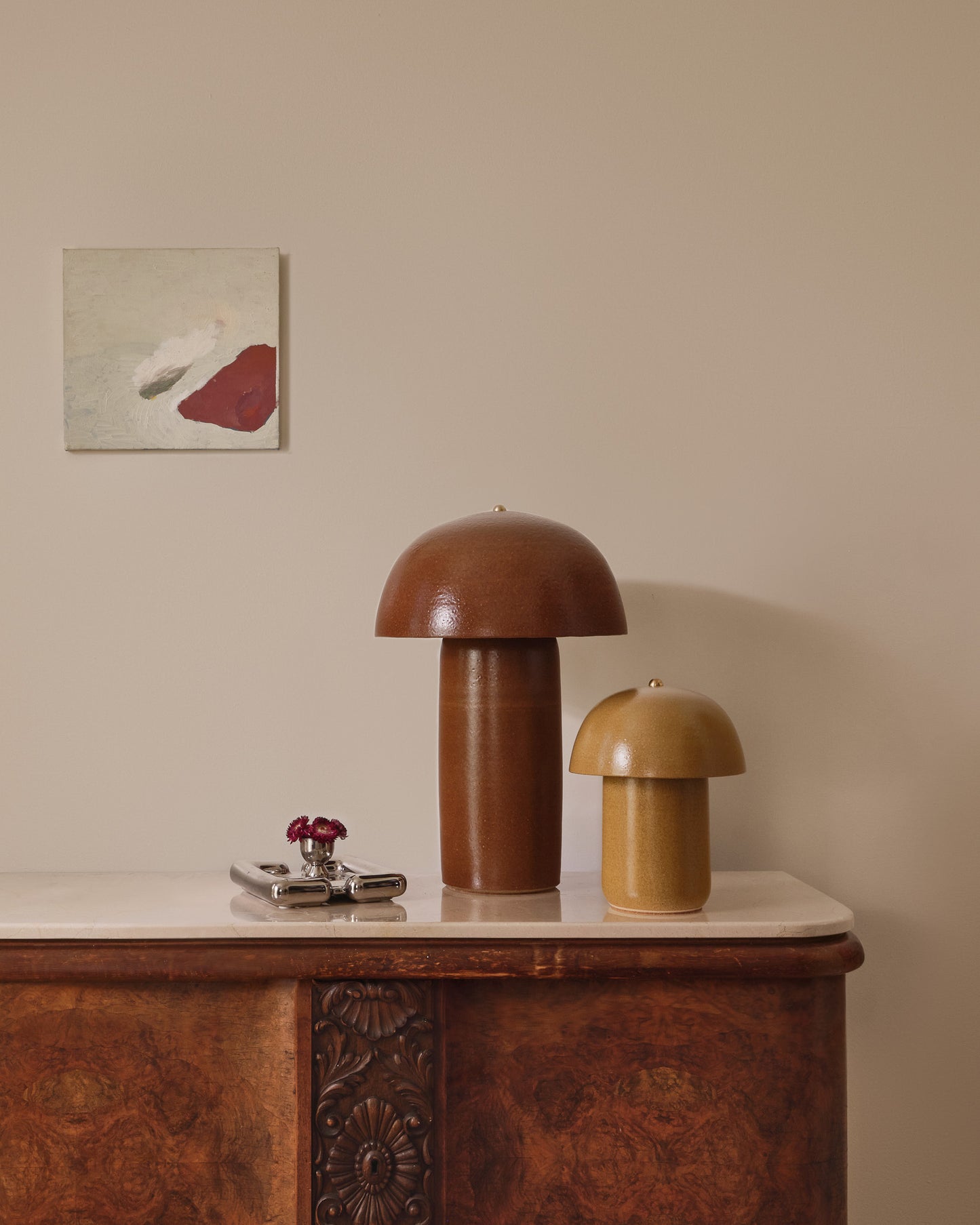 Tera Lamp Glazed - Umber
