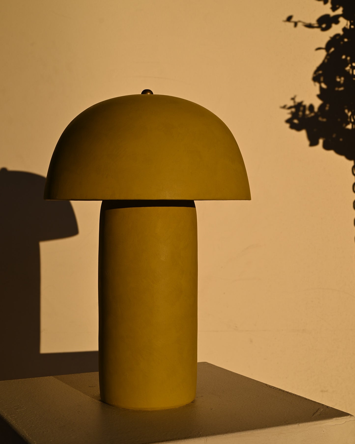 Tera Lamp in Lime Plaster 3 - L (Sample)