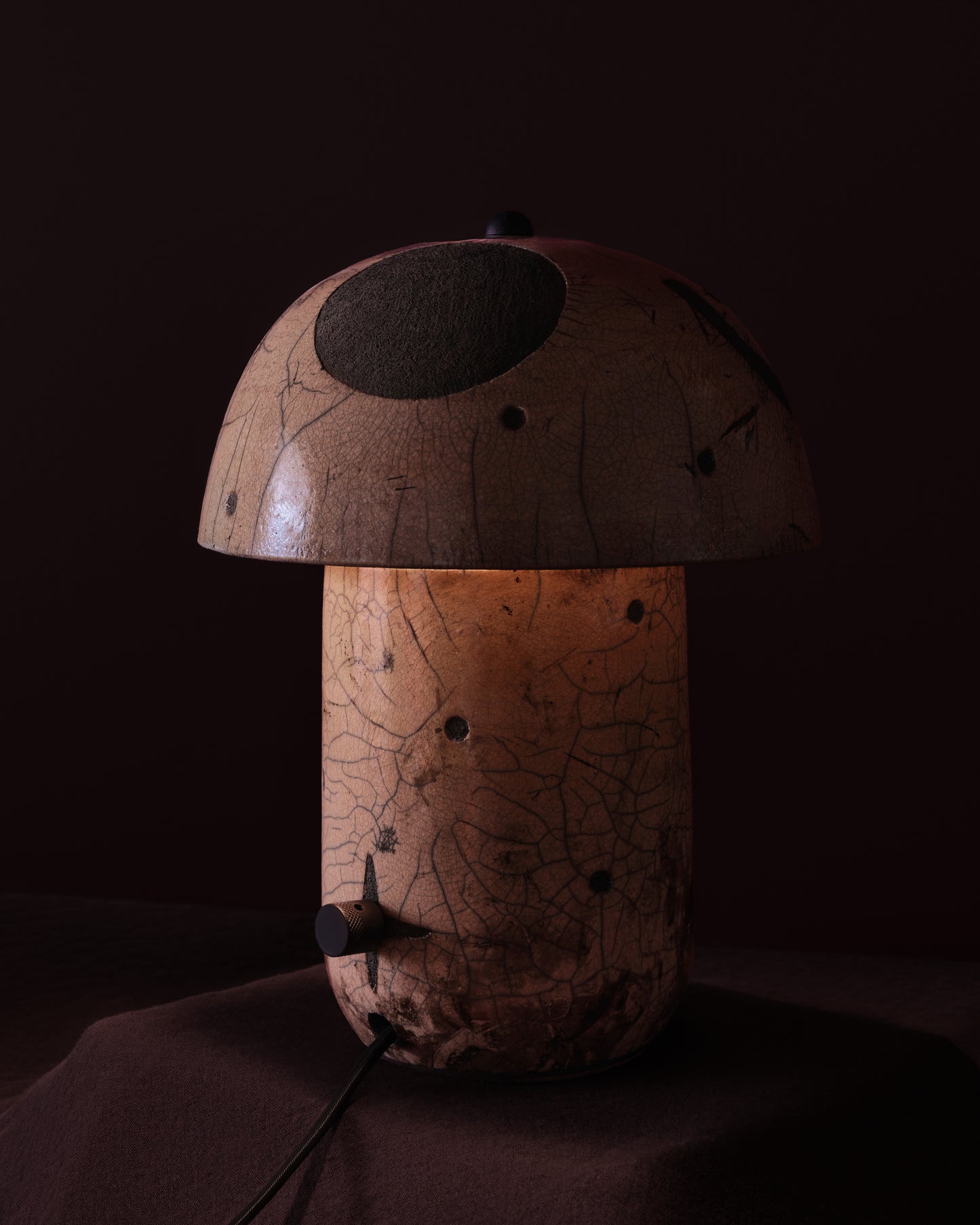 Raku Celestial Tera Lamp - Mini I