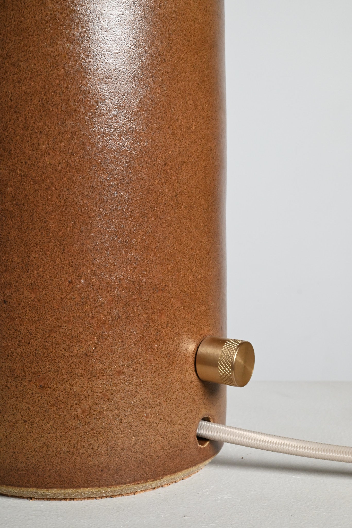 Tera Lamp in Glazed Umber - M