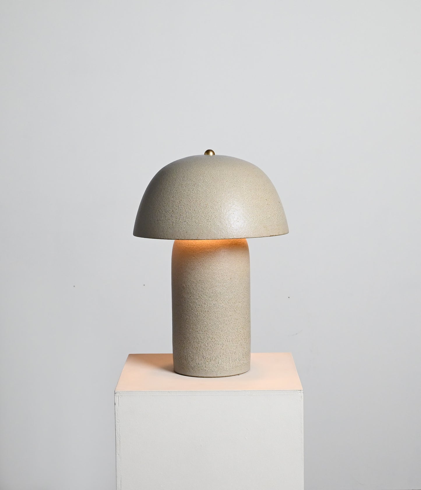 Tera Lamp in Glazed Agate - M