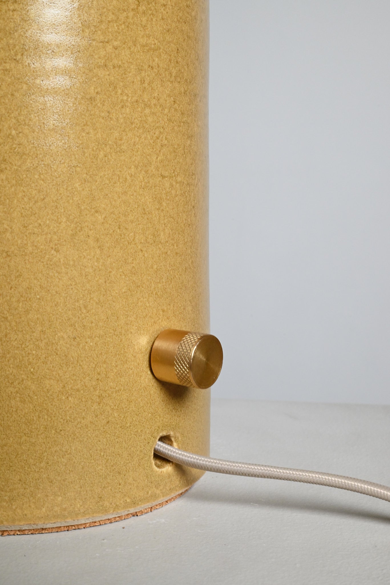 Tera Lamp Glazed - Ochre