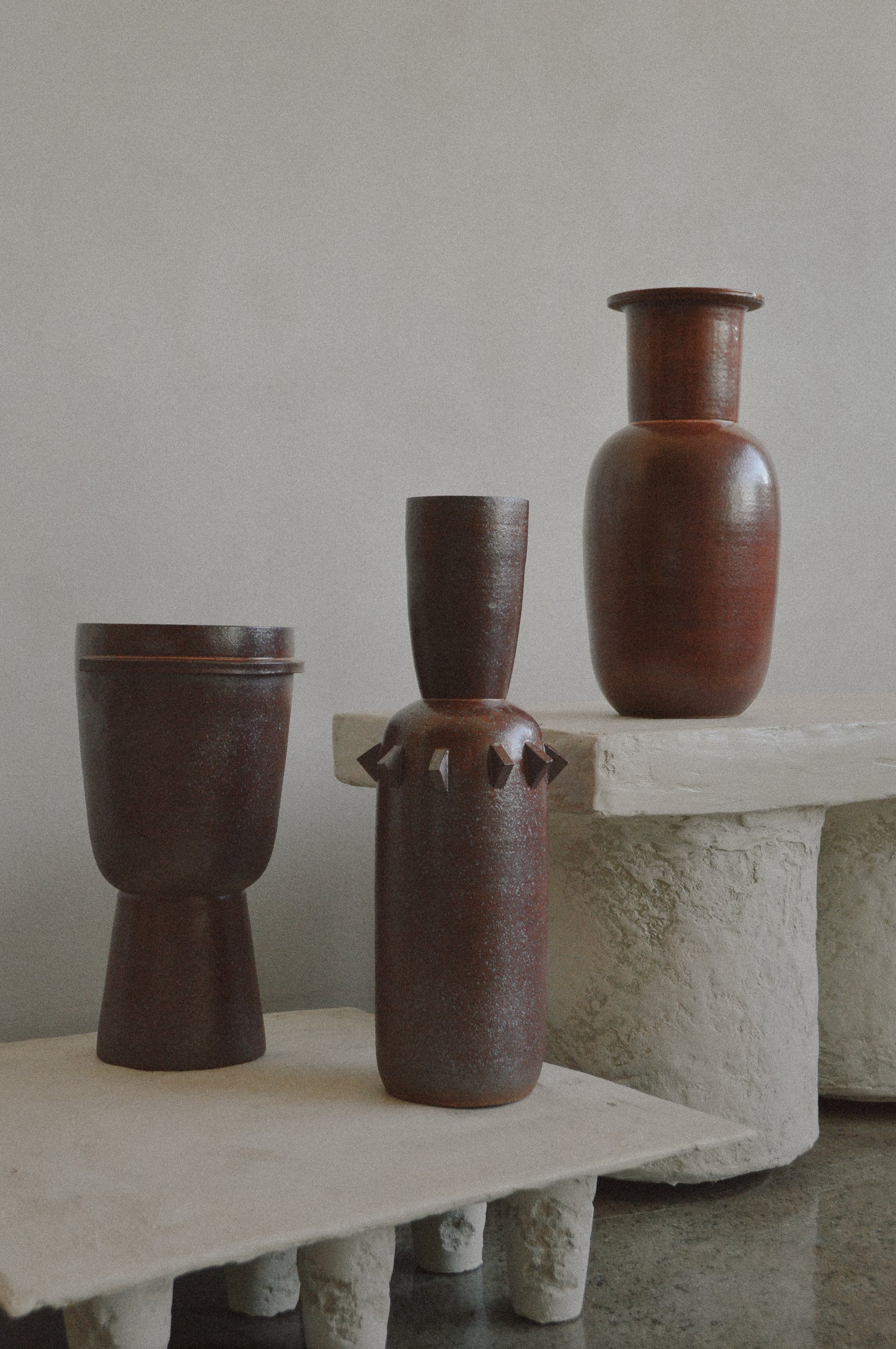 Ceramicah Shino Vessel 003 among other vessels from the collection