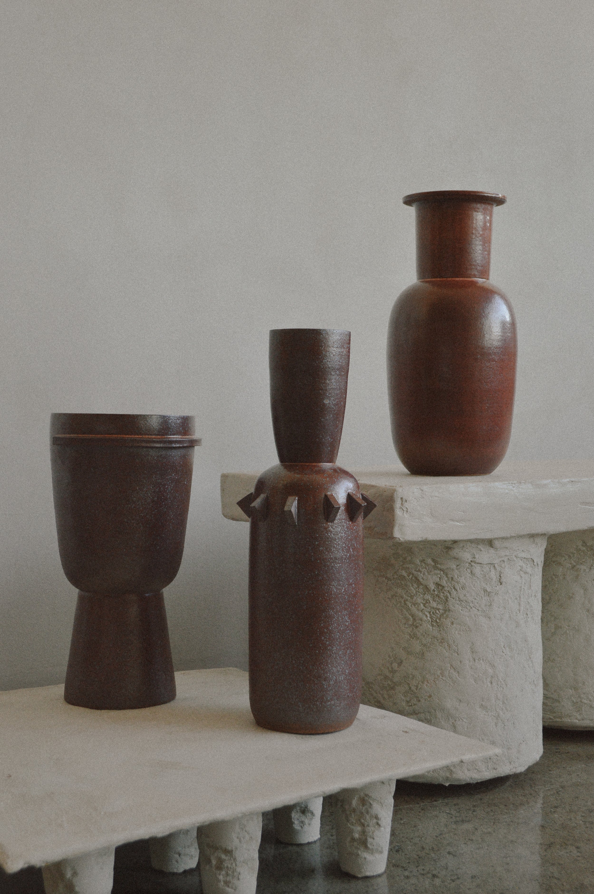 Ceramicah Shino Vessel 003 among other vessels from the collection