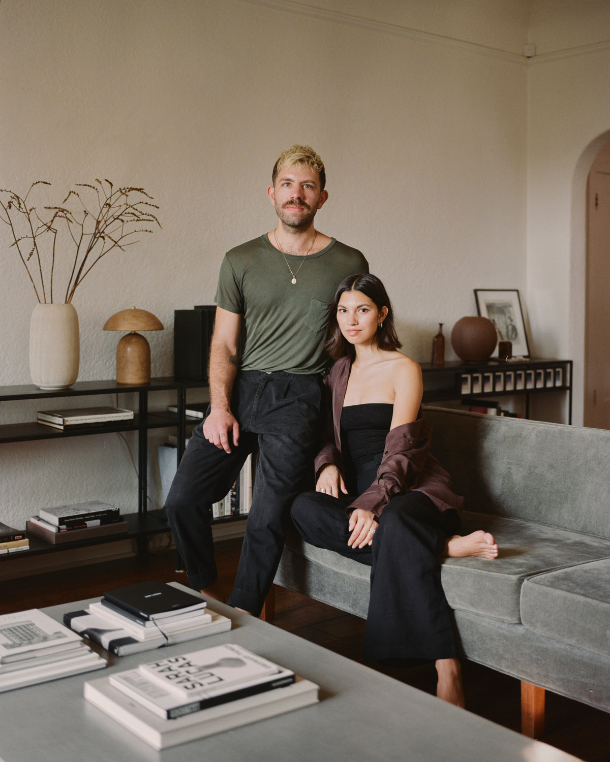 Ceramicah Founders Micah Blyckert and Alexandra Cadiz in their home in Los Angeles