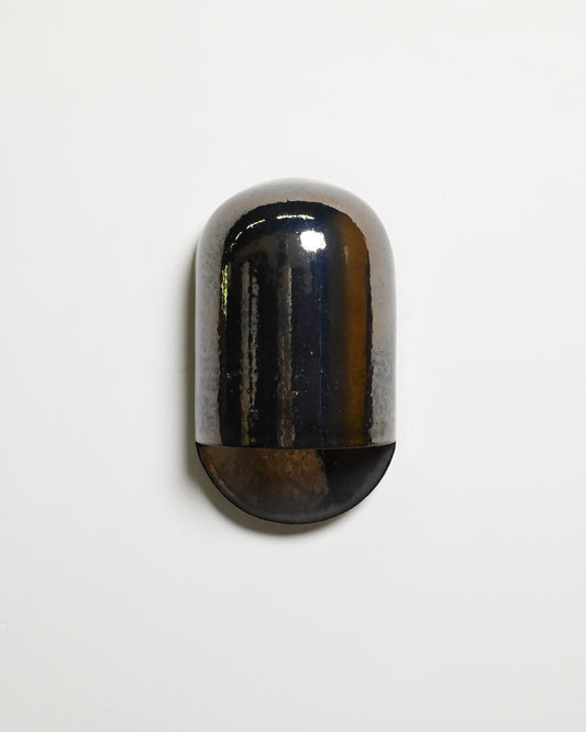 Tera Sconce in Dark Chrome