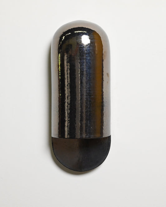 Tera Sconce in Dark Chrome - Large