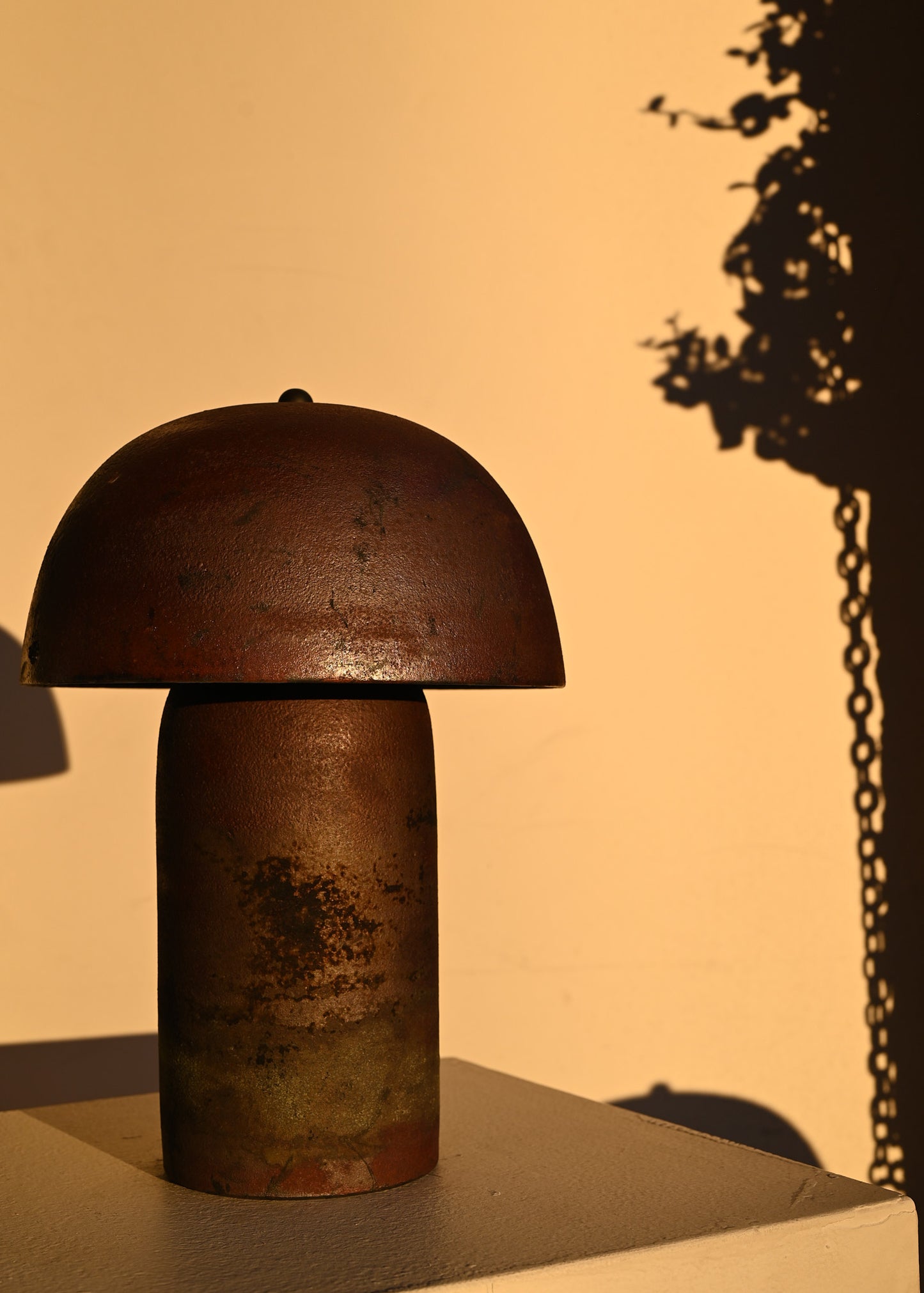 Tera Lamp in Black Velvet Raku - M (Second)