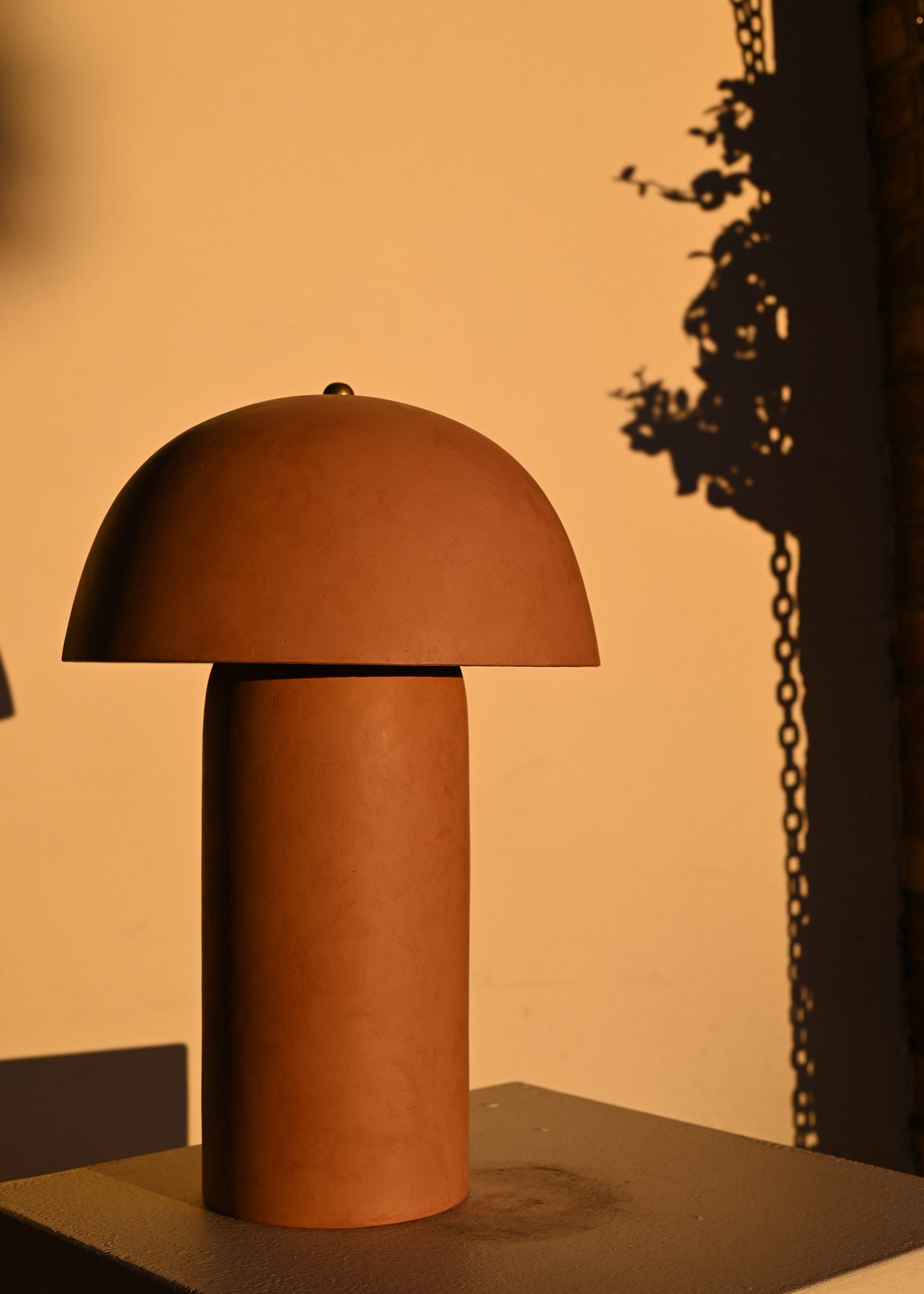 Tera Lamp in Lime Plaster 2 - L (Second)