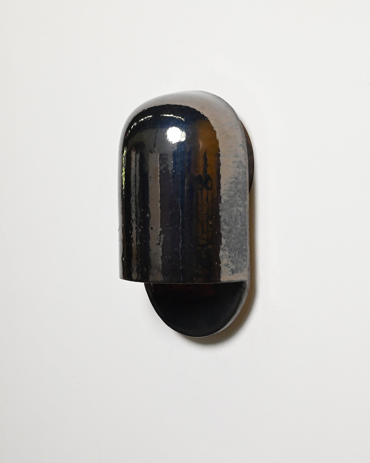 Tera Sconce Dark Chrome