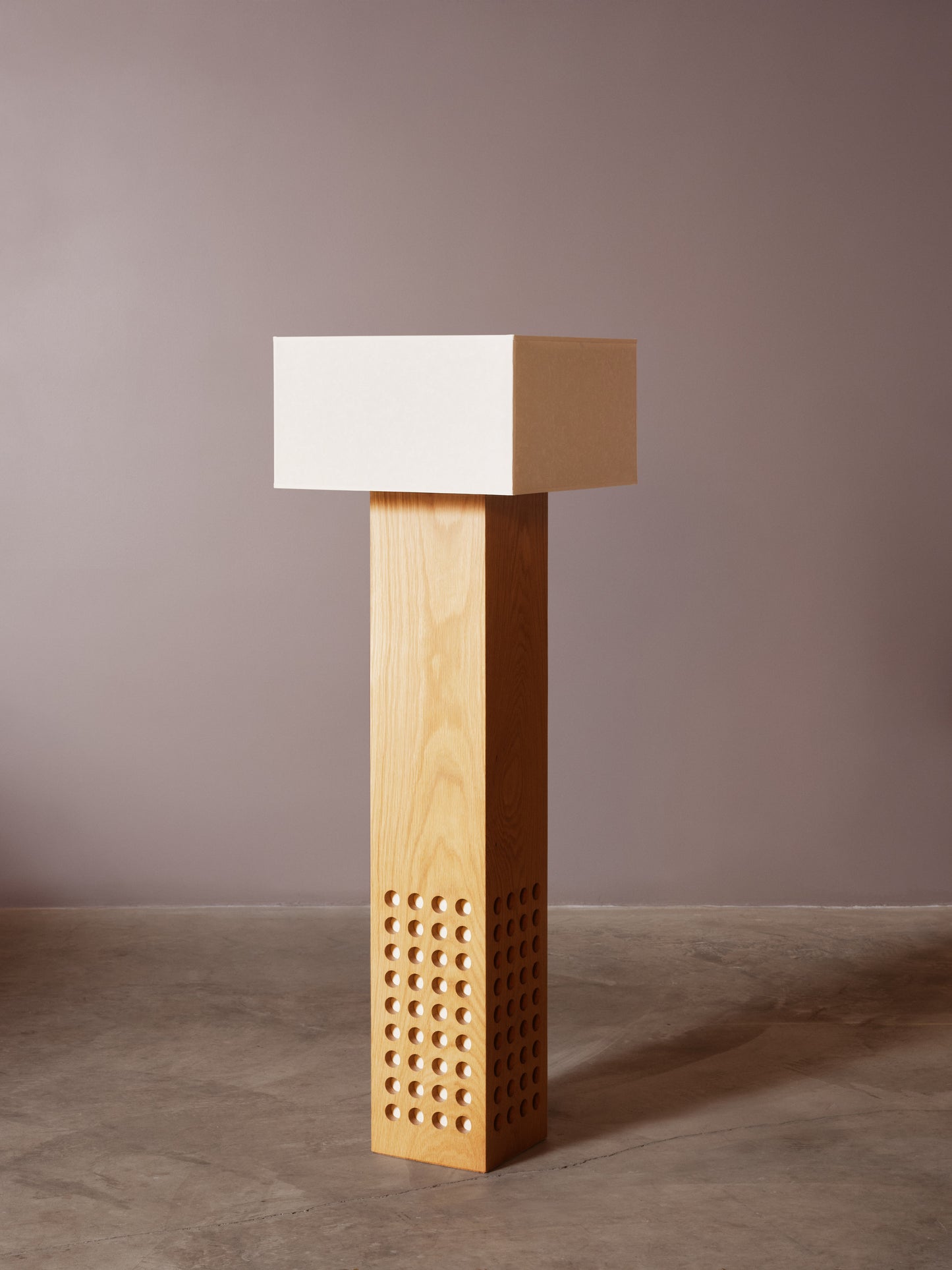 Cuadra Floor Lamp, Paper Shade