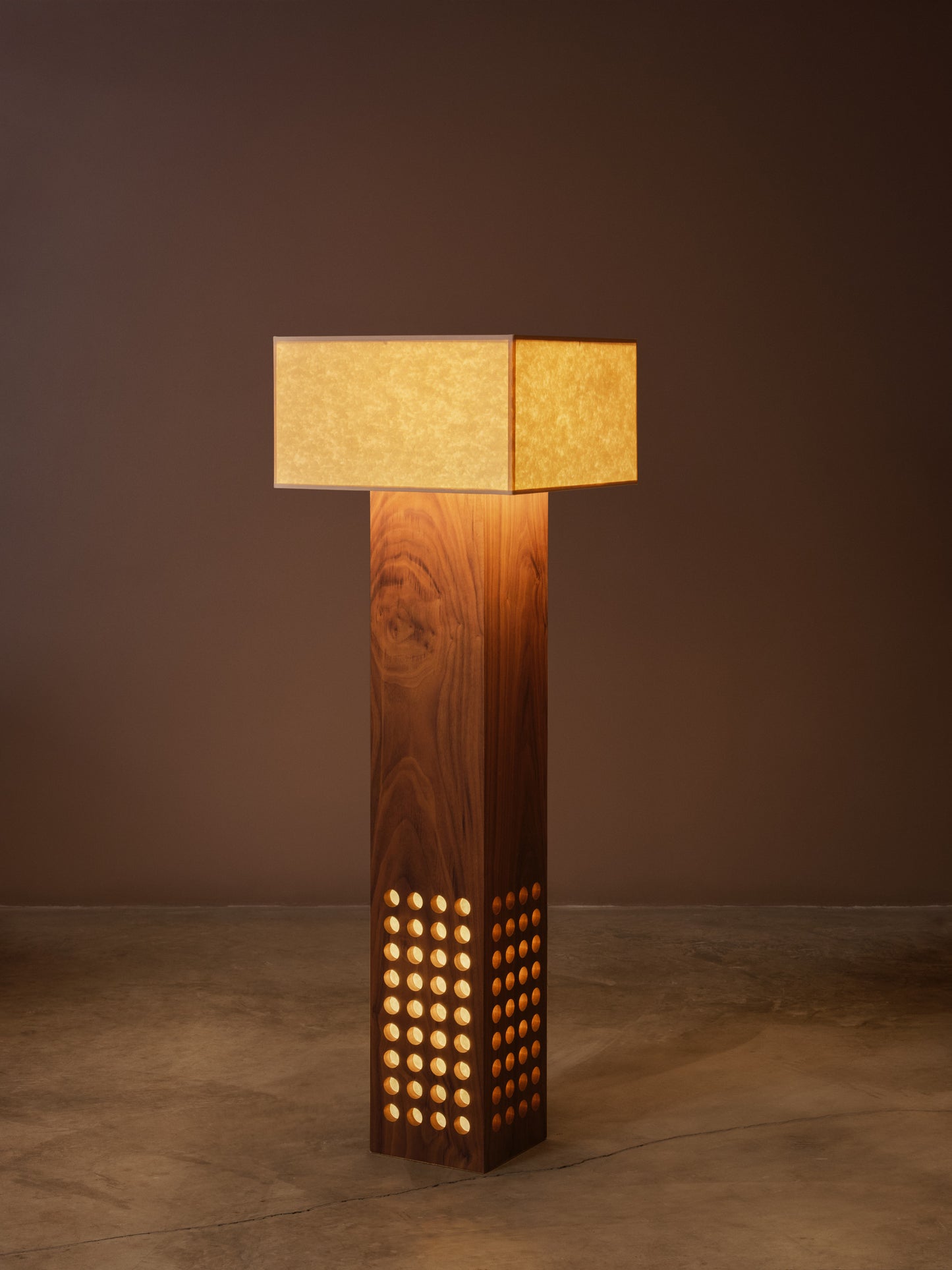 Cuadra Floor Lamp, Paper Shade