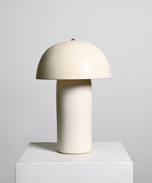 Tera Lamp in Glazed Ivory - Large