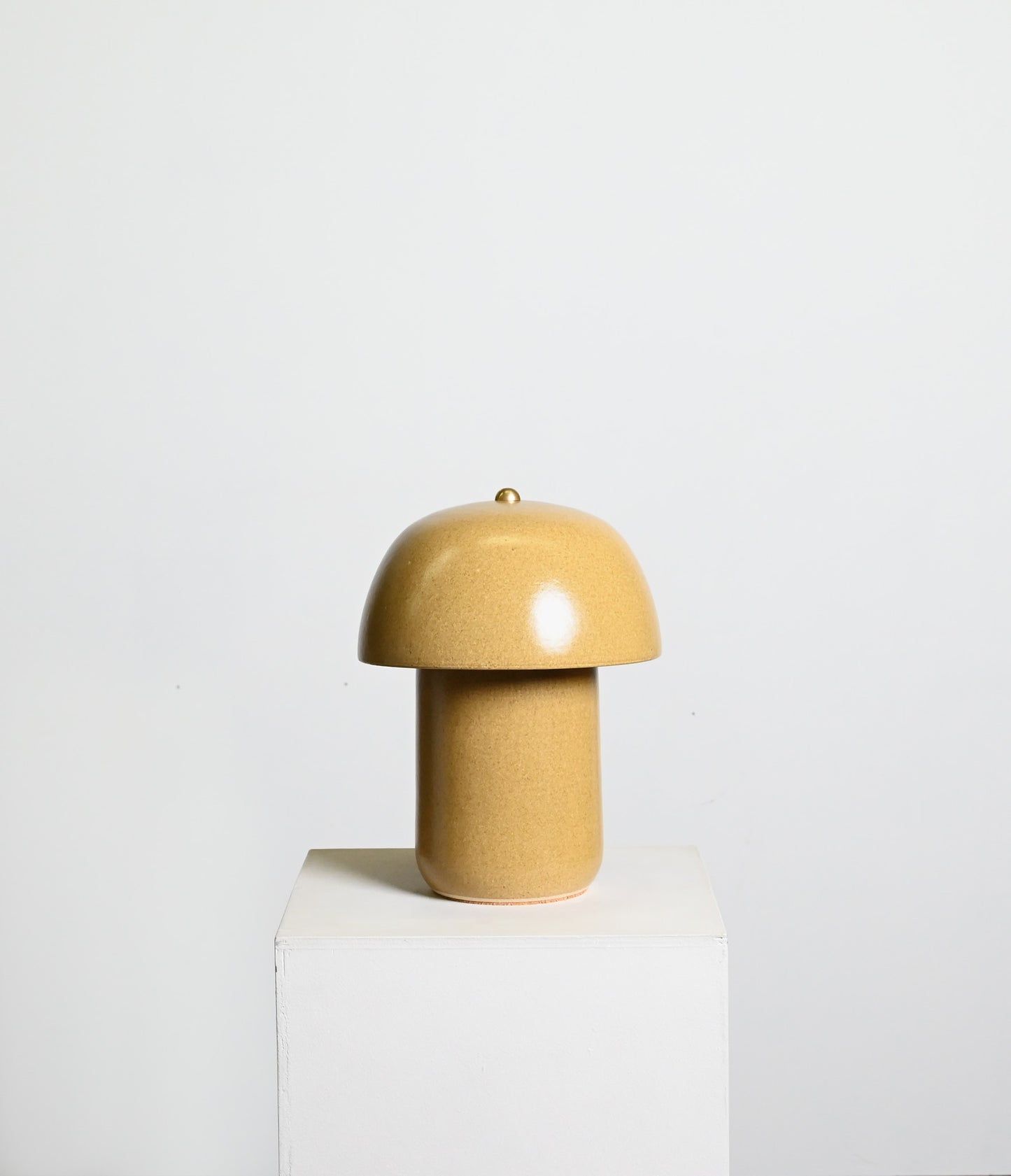 Tera Lamp Glazed - Ochre
