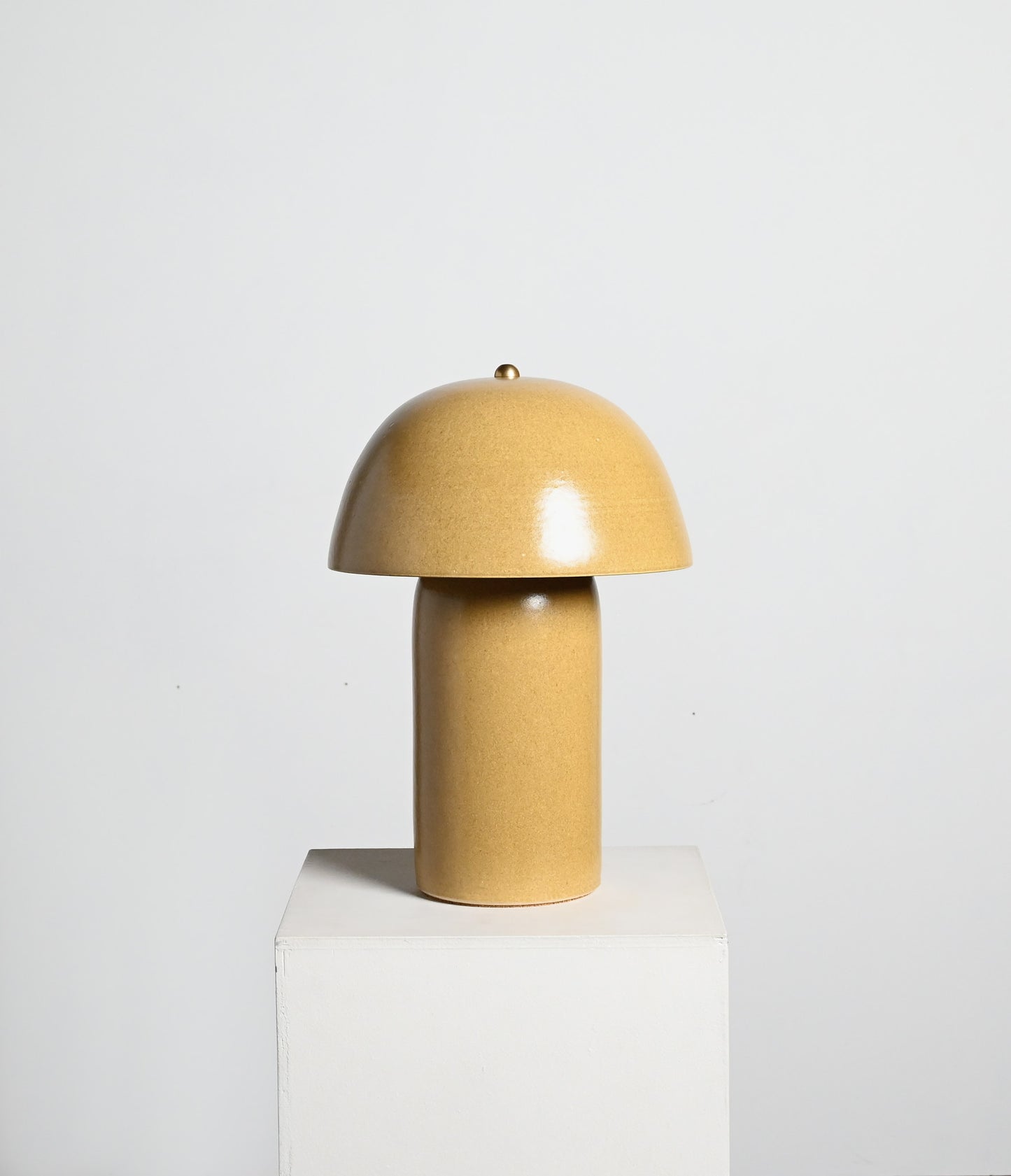 Tera Lamp Glazed - Ochre