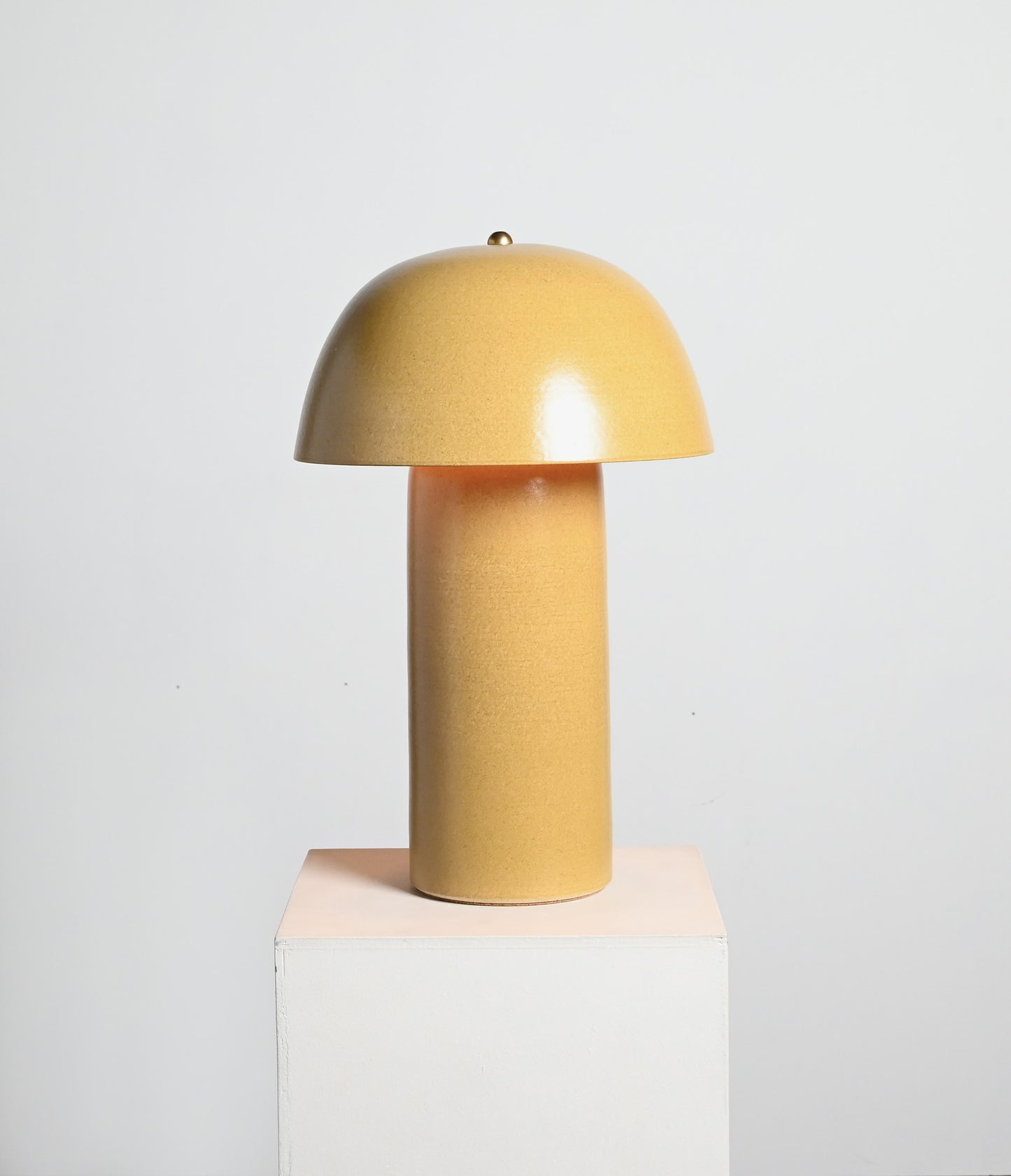 Tera Lamp Glazed - Ochre