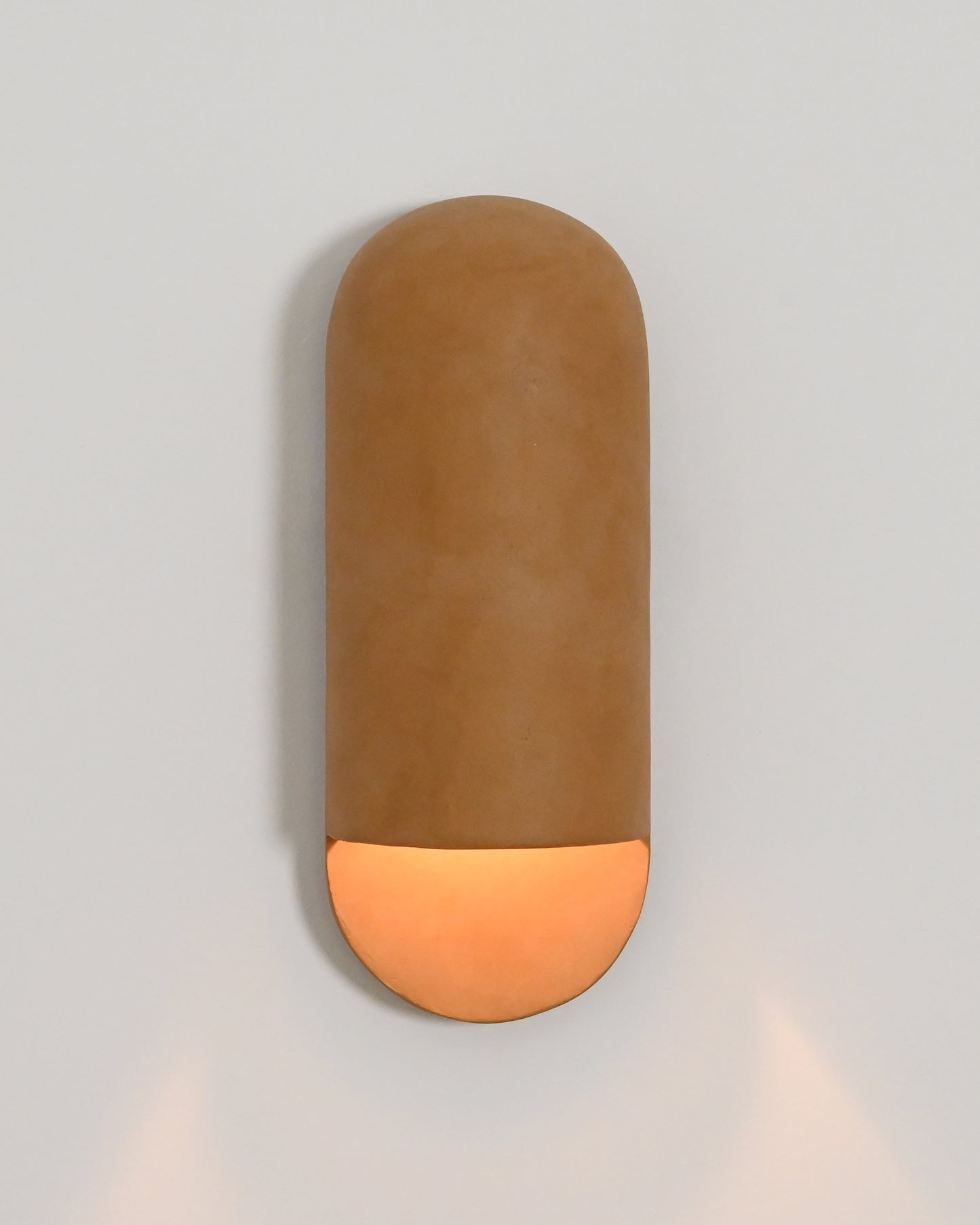 Tera Sconce Lime Plaster - Large
