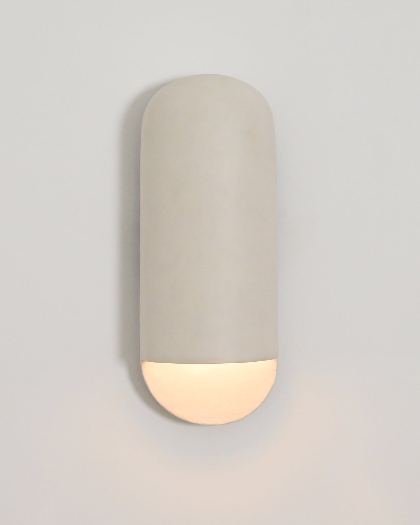 Tera Sconce Lime Plaster - Large