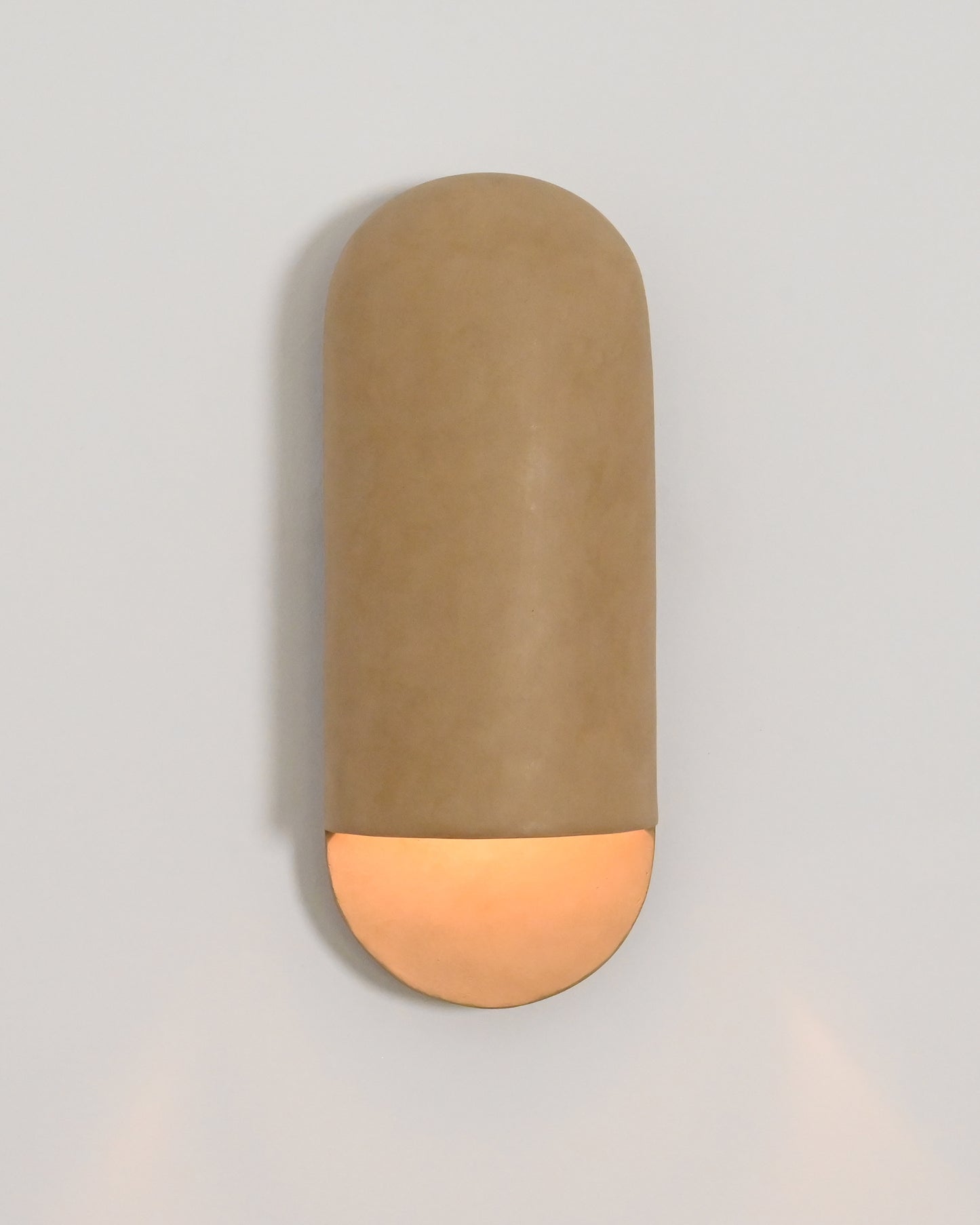 Tera Sconce Lime Plaster - Large