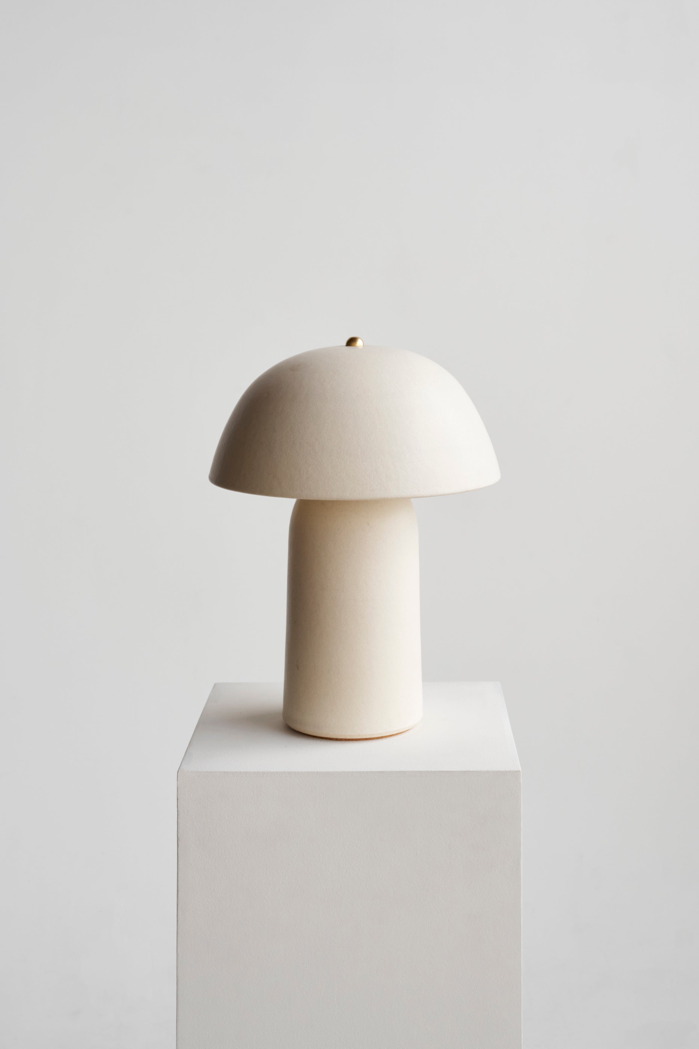 Ceramicah Tera Lamp Glazed Ivory Medium