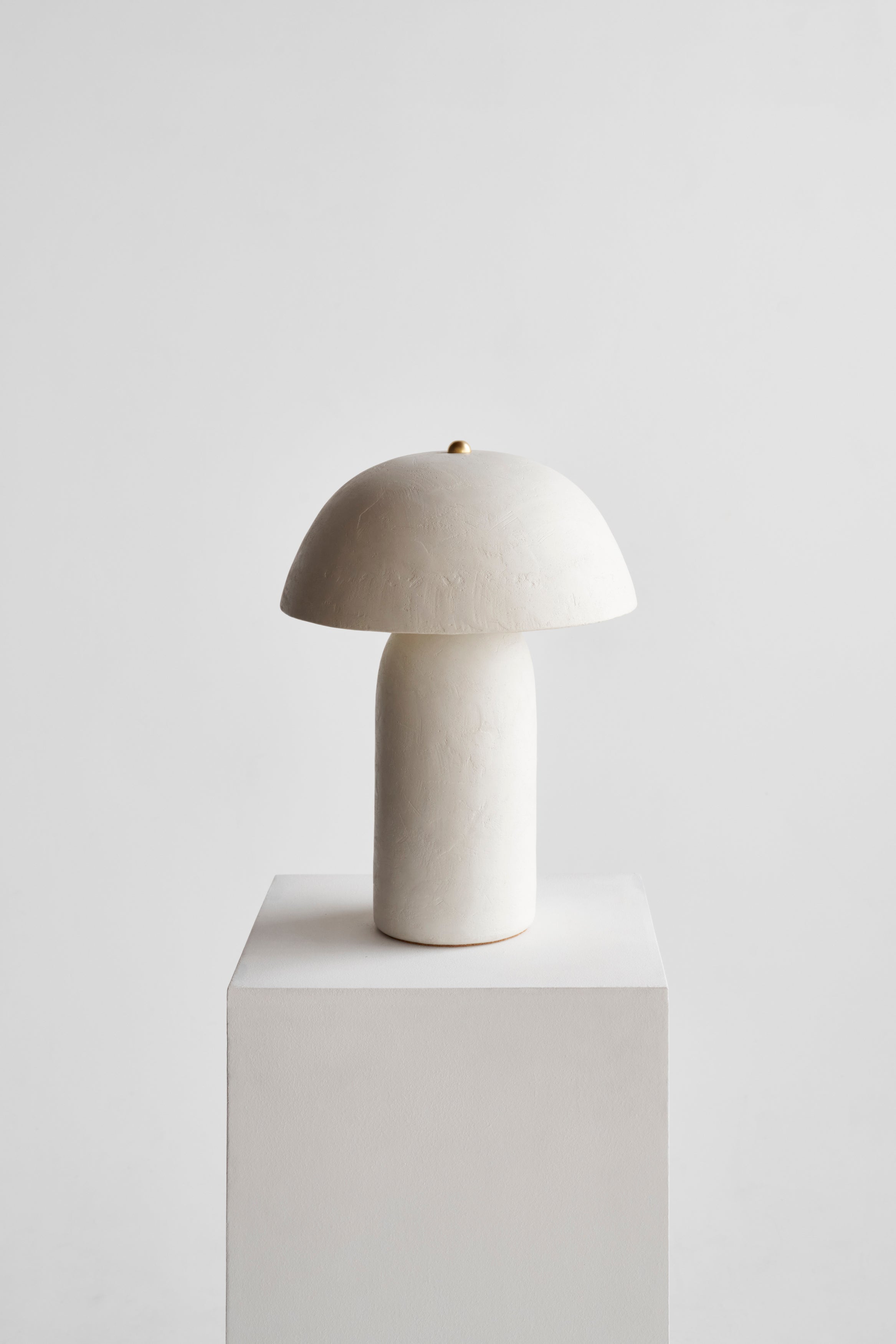 Ceramicah Tera Lamp Lime Plaster in White Medium #color_white